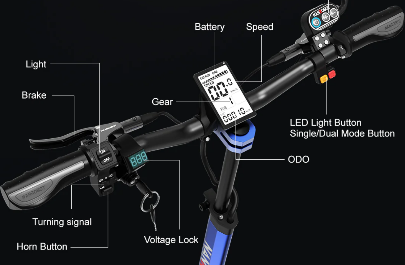 NANROBOT D4+3.0 (52V) Electric Scooter