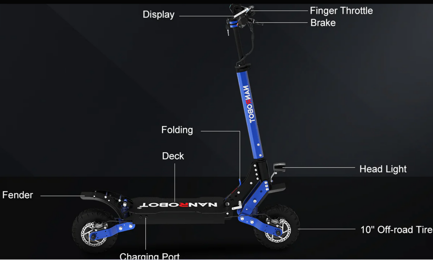 NANROBOT D4+3.0 (52V) Electric Scooter