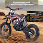 MotoTec Pro 40MPH (60V) 2000w Lithium Electric Dirt Bike