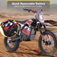 MotoTec Pro 40MPH (60V) 2000w Lithium Electric Dirt Bike