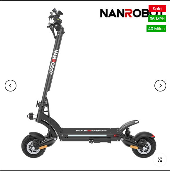 NANROBOT Lightning Pro (48V) 1600w Multi-Purpose Electric Scooter