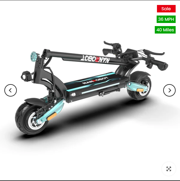 NANROBOT Lightning Pro (48V) 1600w Multi-Purpose Electric Scooter