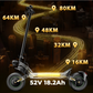 isinwheel GT4 45 MPH Dual Motor Off Road Electric Scooter | 2400W | 50 Mile Long Range | Folding E-Scooter