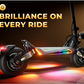 isinwheel GT4 45 MPH Dual Motor Off Road Electric Scooter | 2400W | 50 Mile Long Range | Folding E-Scooter
