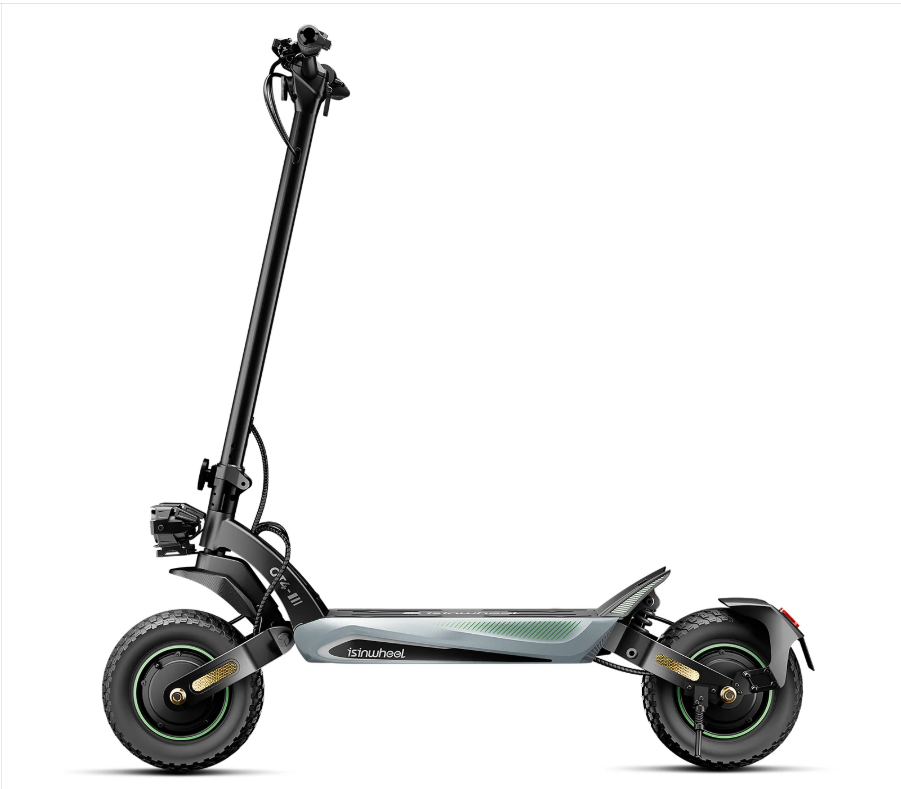 isinwheel GT4 45 MPH Dual Motor Off Road Electric Scooter | 2400W | 50 Mile Long Range | Folding E-Scooter