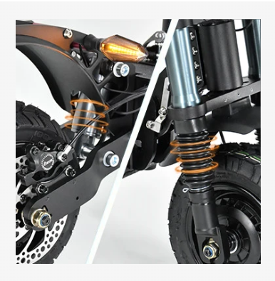 Teewing X5 55 MPH Dual Motor All-Terrain Electric Scooter | 6000W | 75 Mile Long Range | Folding Adult E-Scooter
