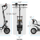 Teewing X5 55 MPH Dual Motor All-Terrain Electric Scooter | 6000W | 75 Mile Long Range | Folding Adult E-Scooter