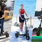 Teewing X5 55 MPH Dual Motor All-Terrain Electric Scooter | 6000W | 75 Mile Long Range | Folding Adult E-Scooter