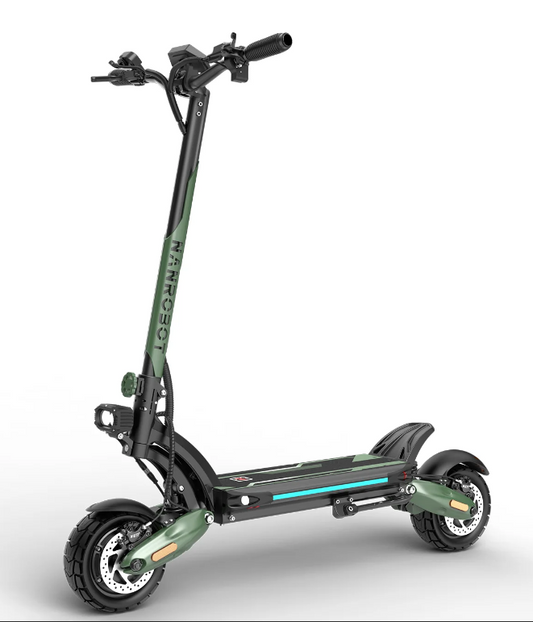 NANROBOT D6+ Max 45 MPH Dual Motor All-Terrain Electric Scooter | 3000W | 75 Mile Long Range Folding E-Scooter