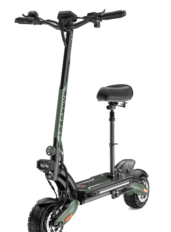 NANROBOT D6+ Max 45 MPH Dual Motor All-Terrain Electric Scooter | 3000W | 75 Mile Long Range Folding E-Scooter