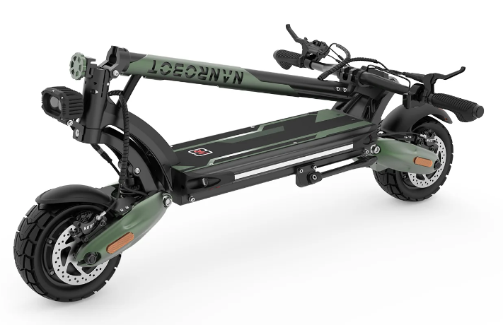 NANROBOT D6+ Max 45 MPH Dual Motor All-Terrain Electric Scooter | 3000W | 75 Mile Long Range Folding E-Scooter
