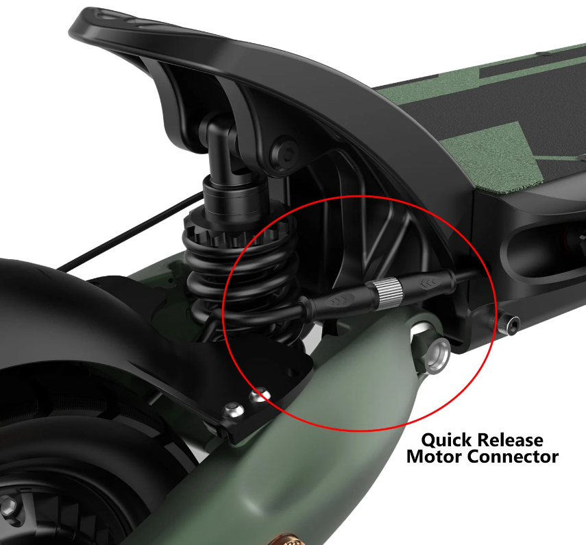 NANROBOT D6+ Max 45 MPH Dual Motor All-Terrain Electric Scooter | 3000W | 75 Mile Long Range Folding E-Scooter