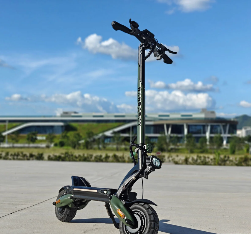 NANROBOT D6+ Max 45 MPH Dual Motor All-Terrain Electric Scooter | 3000W | 75 Mile Long Range Folding E-Scooter