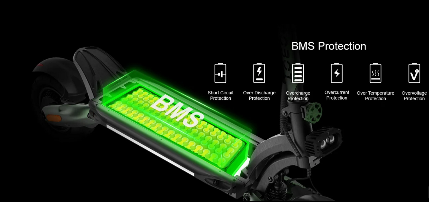 NANROBOT D6+ Max 45 MPH Dual Motor All-Terrain Electric Scooter | 3000W | 75 Mile Long Range Folding E-Scooter