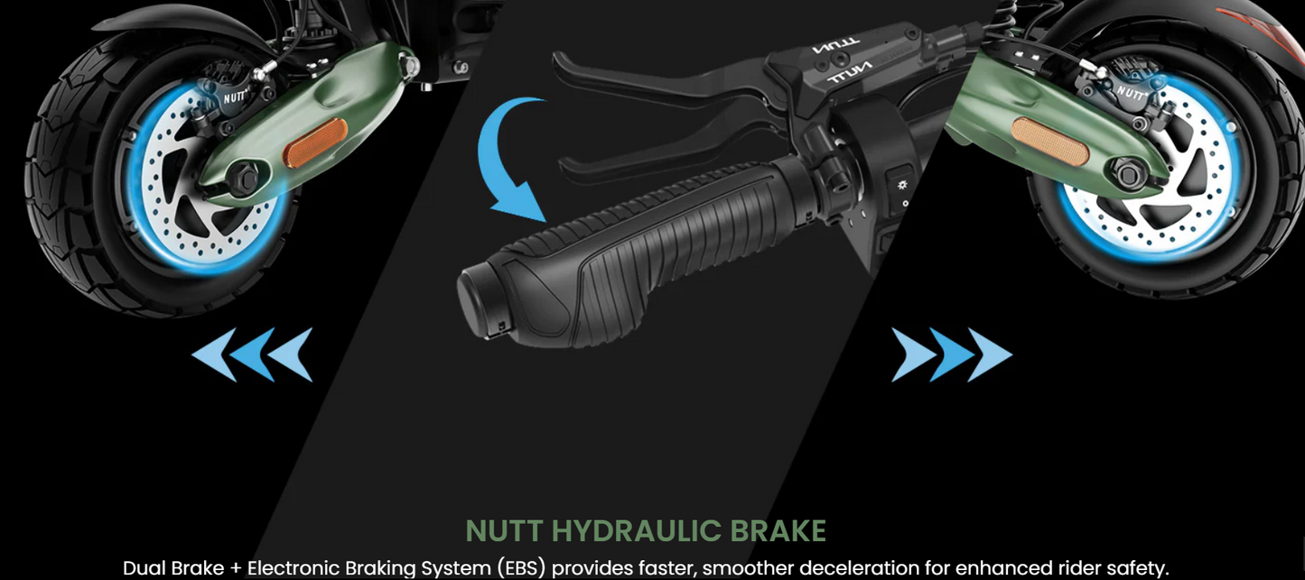 NANROBOT D6+ Max 45 MPH Dual Motor All-Terrain Electric Scooter | 3000W | 75 Mile Long Range Folding E-Scooter