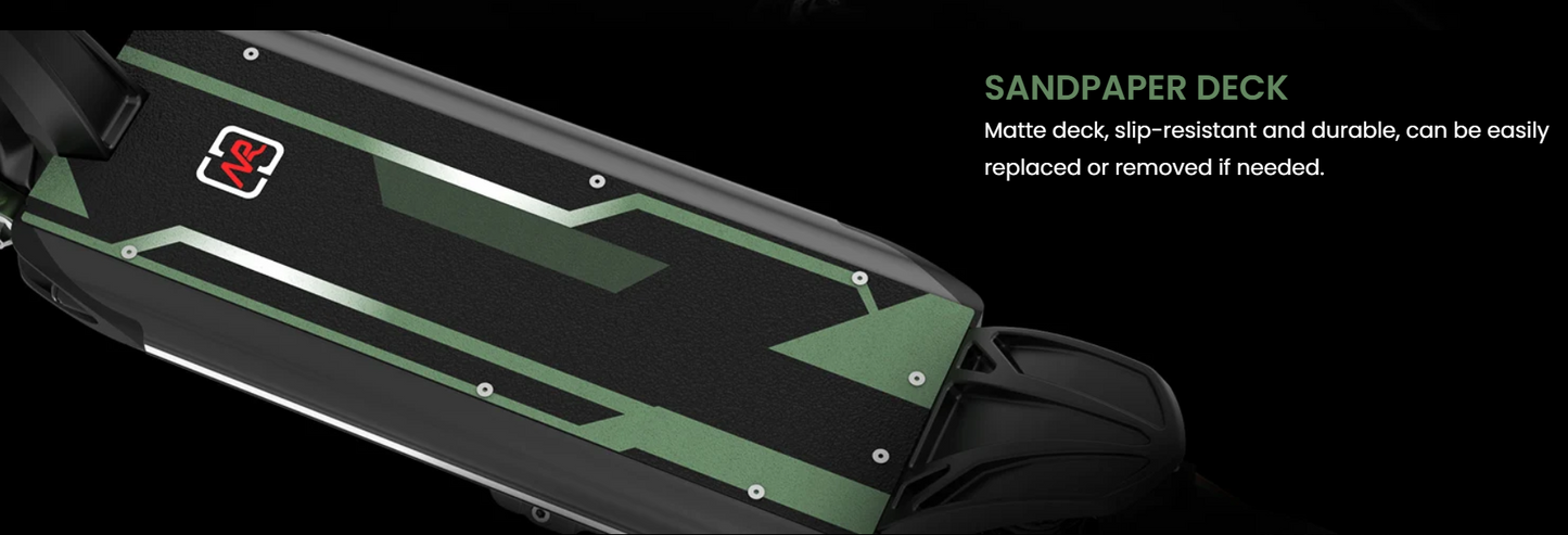 NANROBOT D6+ Max 45 MPH Dual Motor All-Terrain Electric Scooter | 3000W | 75 Mile Long Range Folding E-Scooter