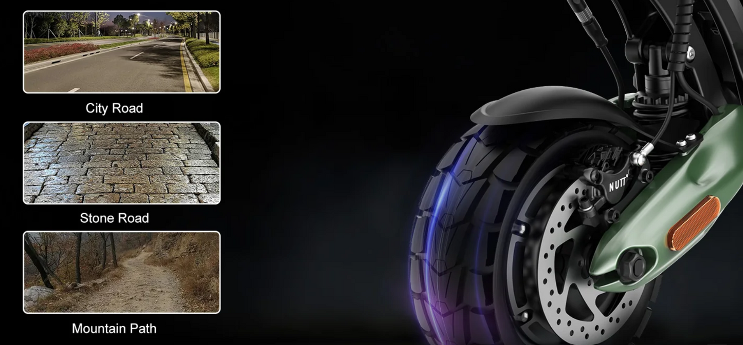 NANROBOT D6+ Max 45 MPH Dual Motor All-Terrain Electric Scooter | 3000W | 75 Mile Long Range Folding E-Scooter