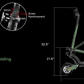 NANROBOT D6+ Max 45 MPH Dual Motor All-Terrain Electric Scooter | 3000W | 75 Mile Long Range Folding E-Scooter