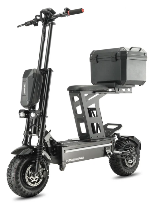 Teewing Z4 Pro 55 MPH Dual Motor All-Terrain Electric Scooter | 8000W | 65 Mile Long Range | Folding Adult E-Scooter