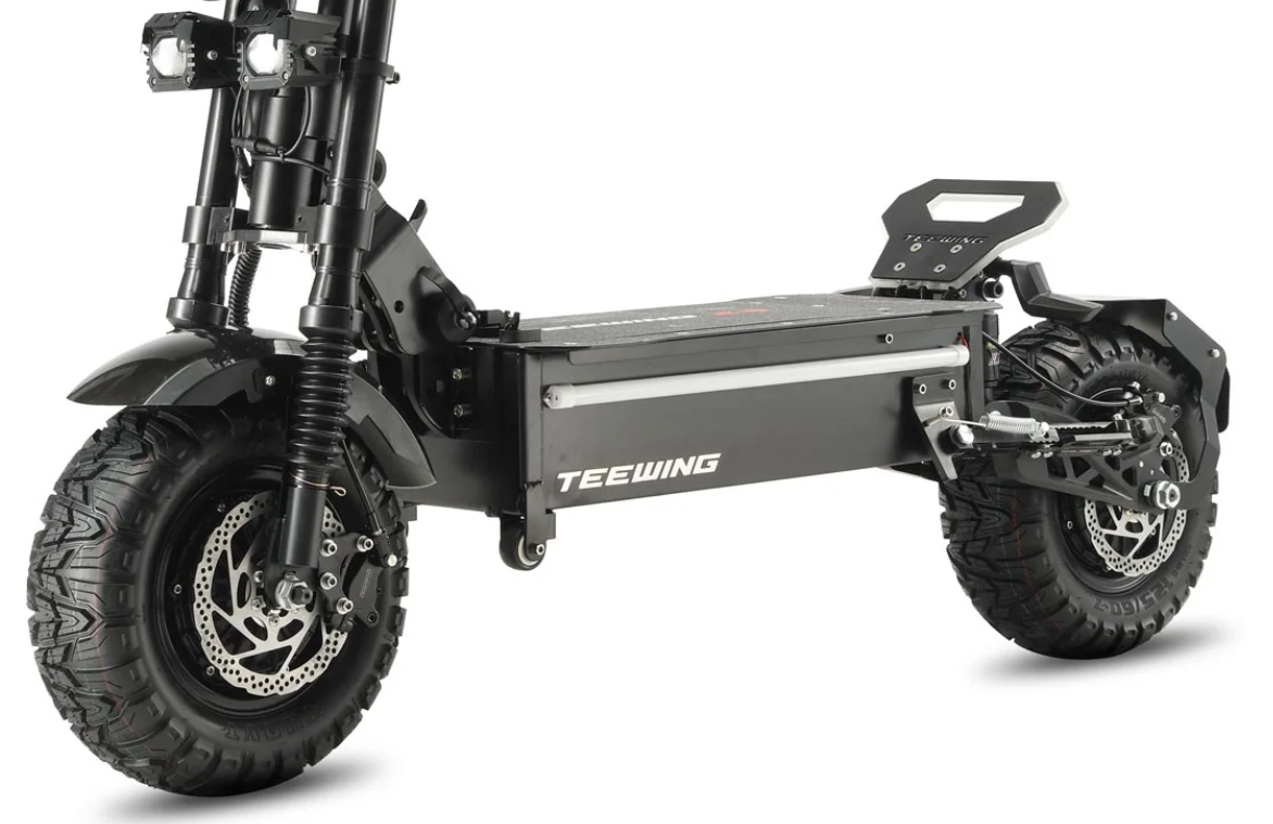 Teewing Z4 Pro 55 MPH Dual Motor All-Terrain Electric Scooter | 8000W | 65 Mile Long Range | Folding Adult E-Scooter