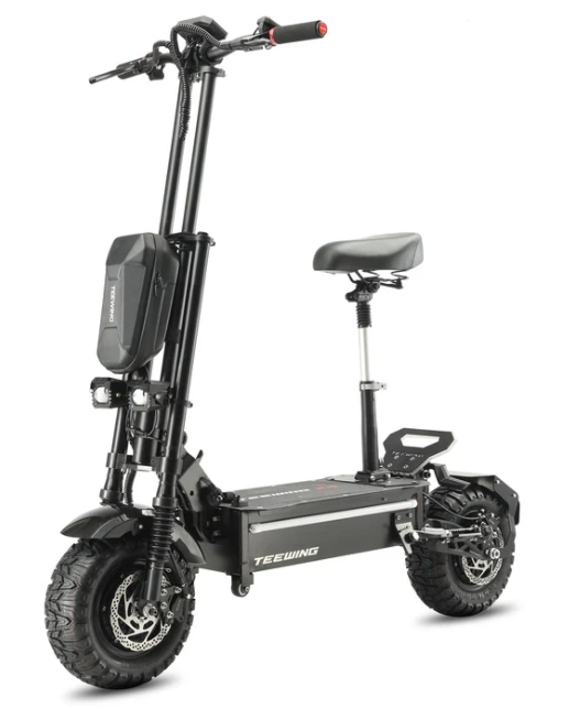 Teewing Z4 Pro 55 MPH Dual Motor All-Terrain Electric Scooter | 8000W | 65 Mile Long Range | Folding Adult E-Scooter