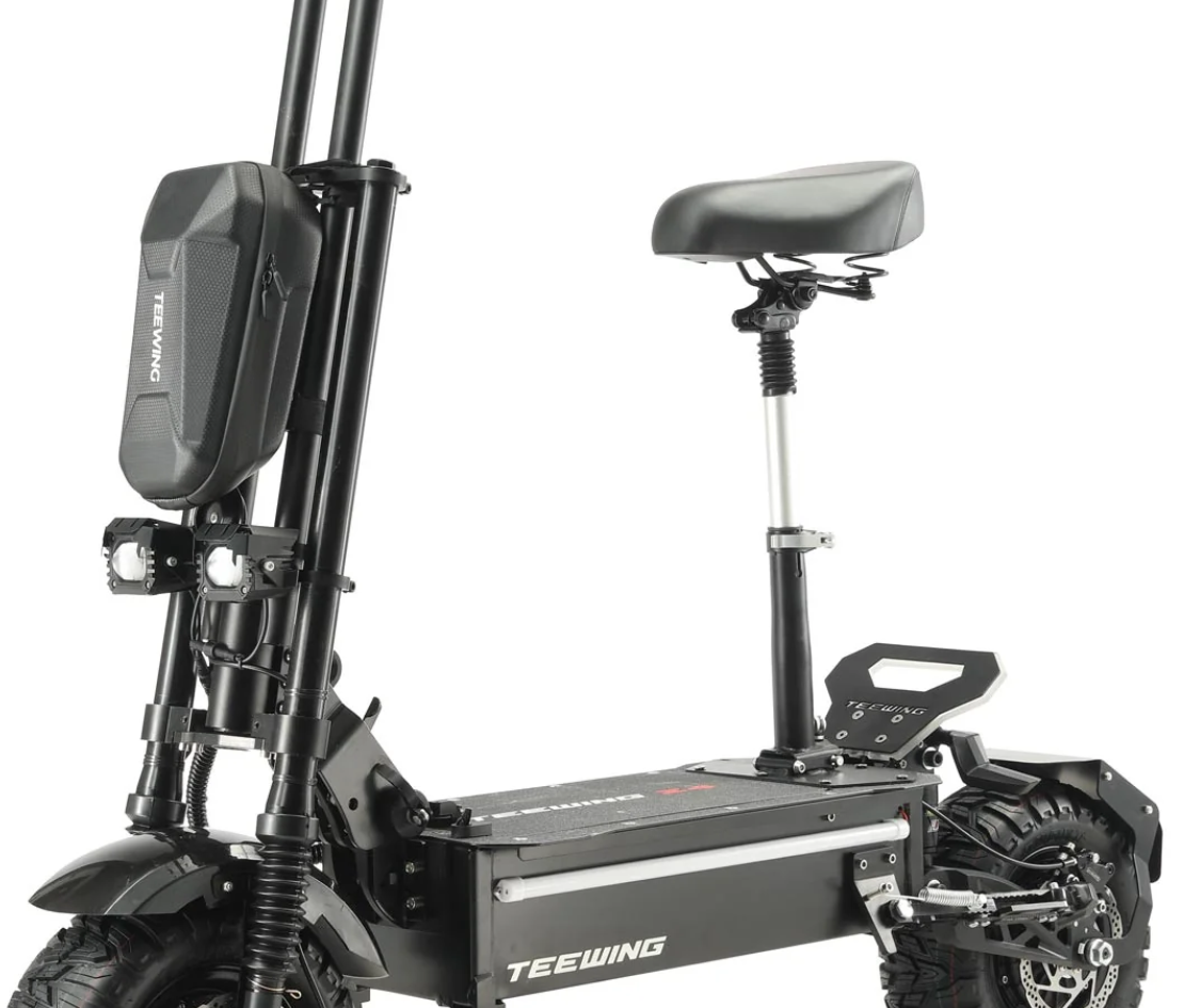 Teewing Z4 Pro 55 MPH Dual Motor All-Terrain Electric Scooter | 8000W | 65 Mile Long Range | Folding Adult E-Scooter