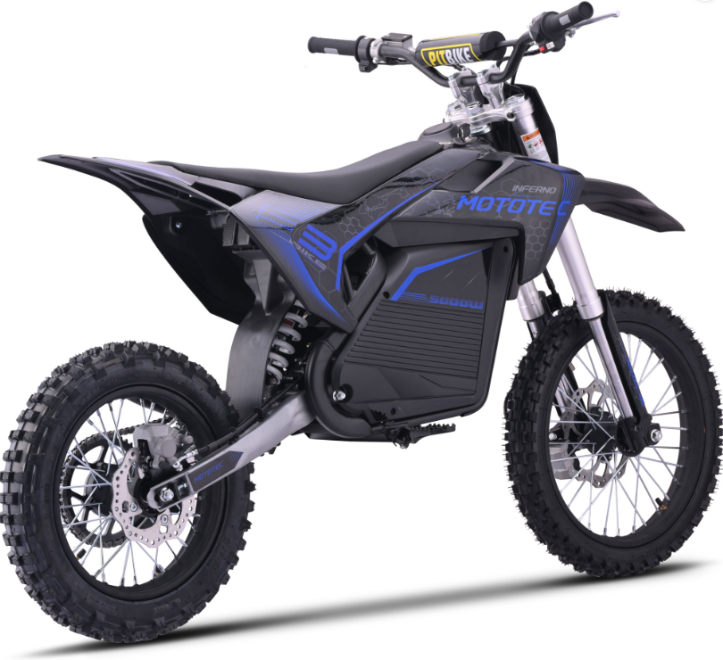 MotoTec Pro (72V) 5000w Lithium Electric Dirt Bike
