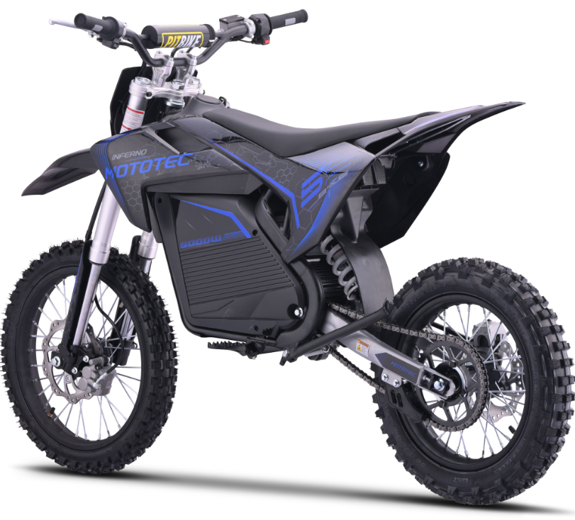 MotoTec Pro (72V) 5000w Lithium Electric Dirt Bike