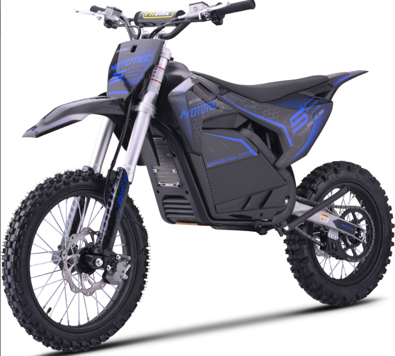 MotoTec Pro (72V) 5000w Lithium Electric Dirt Bike