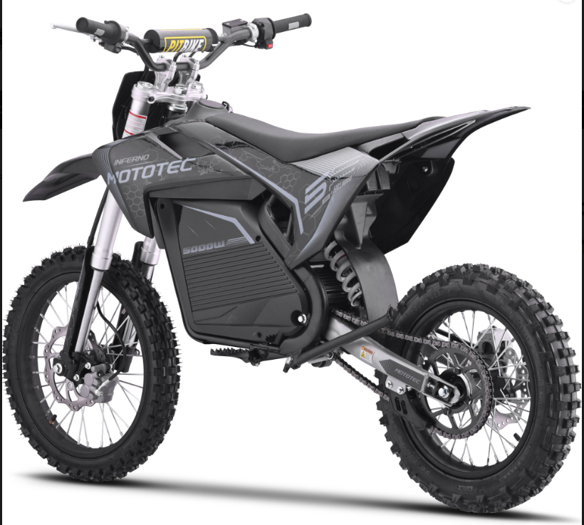 MotoTec Pro (72V) 5000w Lithium Electric Dirt Bike