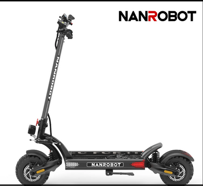 NANROBOT LS7+ 74 MPH Dual Motor All-Terrain Electric Scooter | 6000W | 81 Mile Long Range Folding Adult E-Scooter
