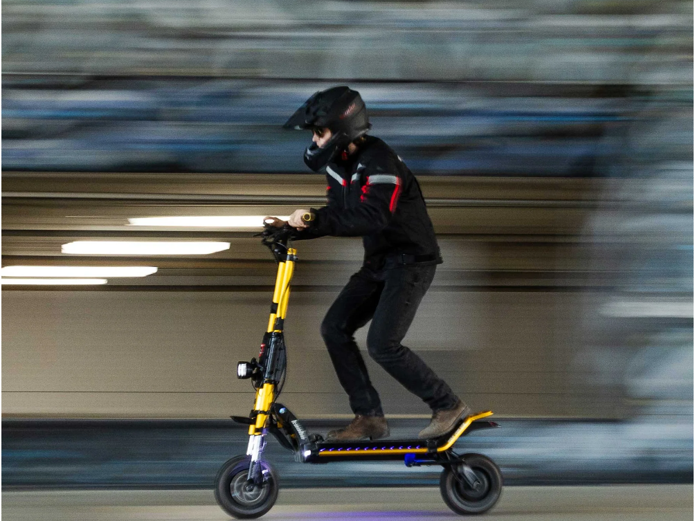Kaabo Wolf King GTR 65 MPH Dual Motor Long Range Off-Road Electric Scooter | 13440W Peak | 112 Mile Range | Dual Stem E-Scooter