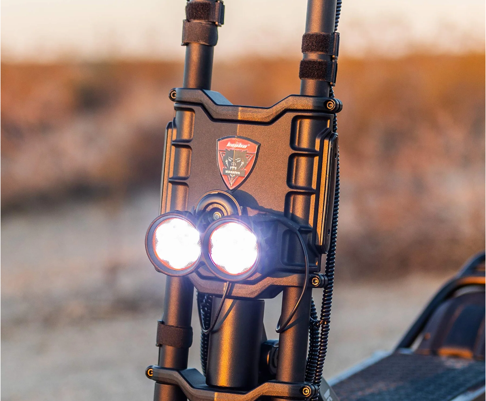 Kaabo Wolf King GTR 65 MPH Dual Motor Long Range Off-Road Electric Scooter | 13440W Peak | 112 Mile Range | Dual Stem E-Scooter