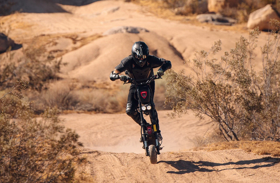 Kaabo Wolf Warrior 11 Pro+ 50 MPH Dual Motor Long Range Electric Scooter | 5400W Peak | 93 Mile Range Dual Stem E-Scooter