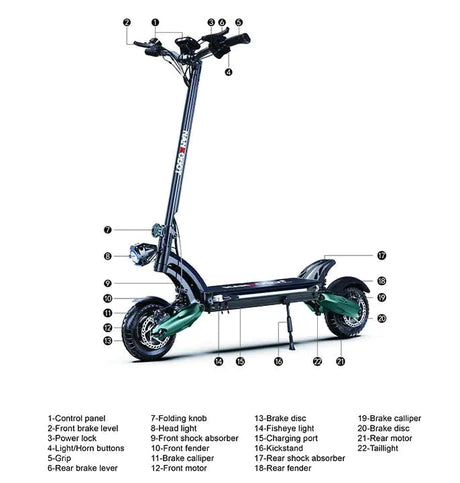 NANROBOT D6+2.0 Electric Scooter